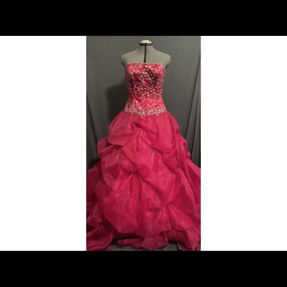 Pink prom dress